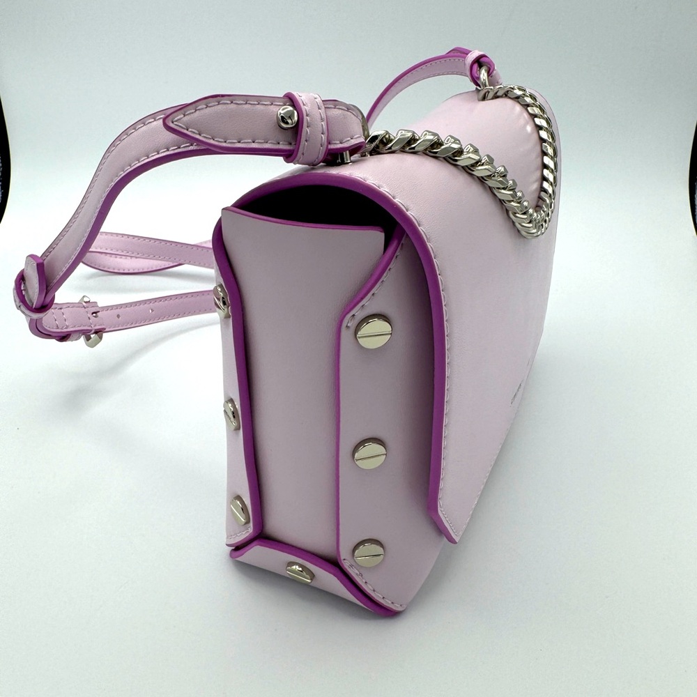 Charles & Keith Screw Motif Fromt Flap Bag Lilac